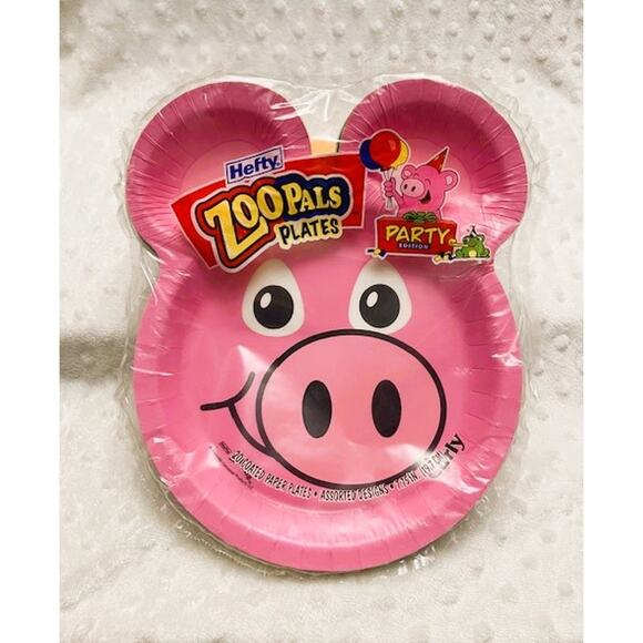 Hefty ZooPals 20 Pack Coated Paper Plates-Party Edition 2023 Edition-NEW, SEALED - Picture 1 of 2